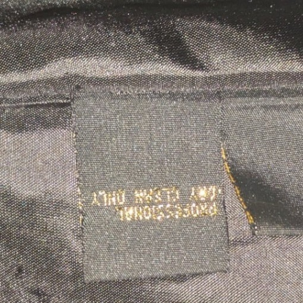 VTG 90s Vamp Blazer 14 Whimsigoth Corporate Goth Textured Velvet Pleated Collar - Picture 6 of 10